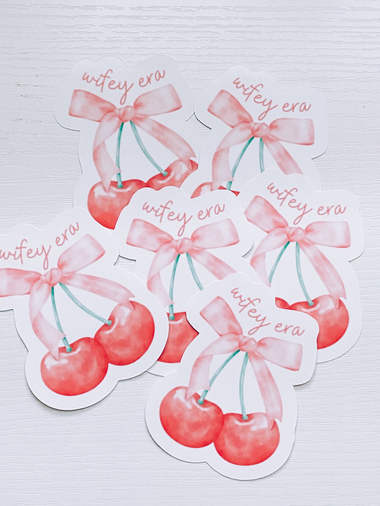 Cherry Wifey Era Sticker