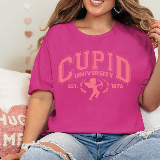Cupid University Graphic Tee Shirt