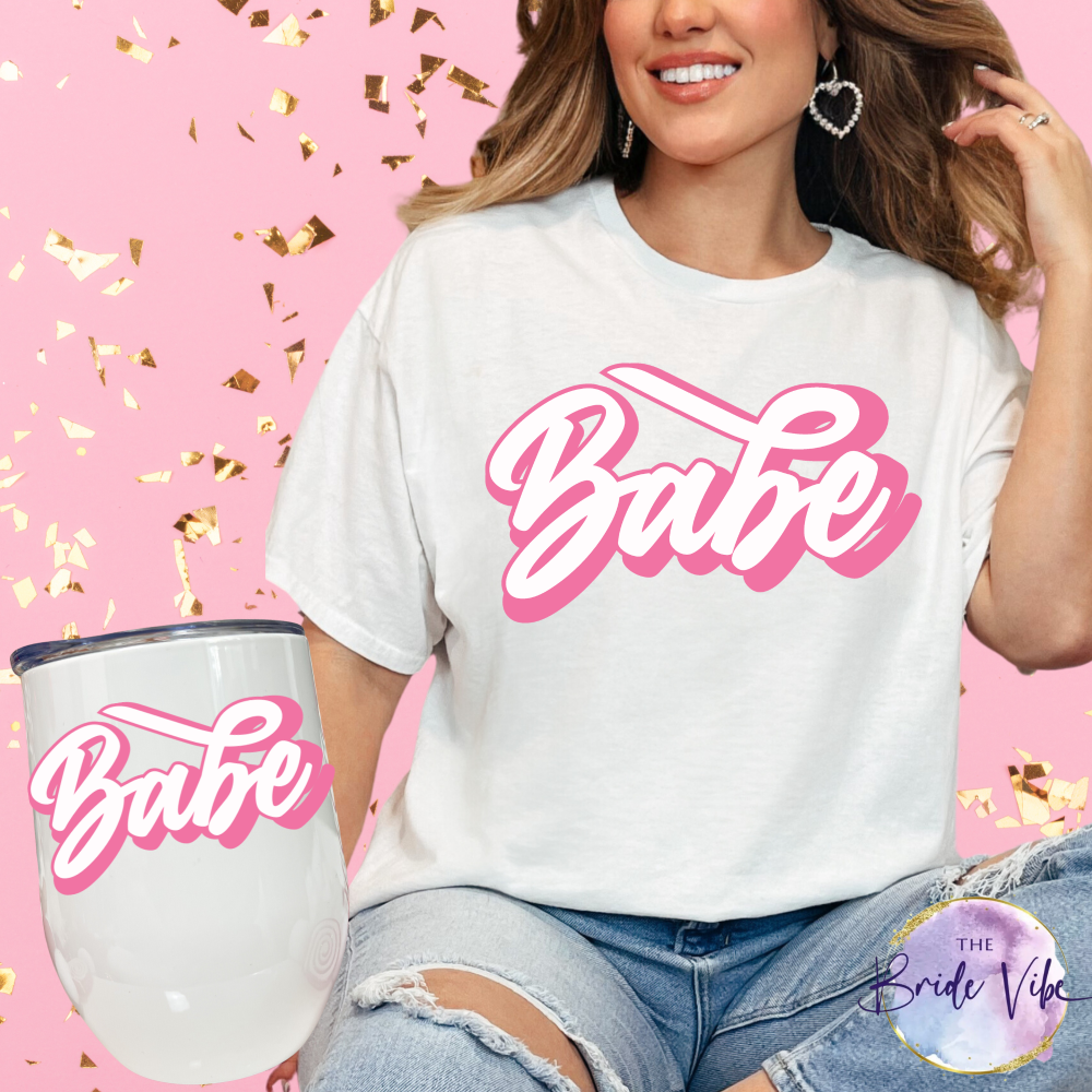 Pink Babe Tee Shirt