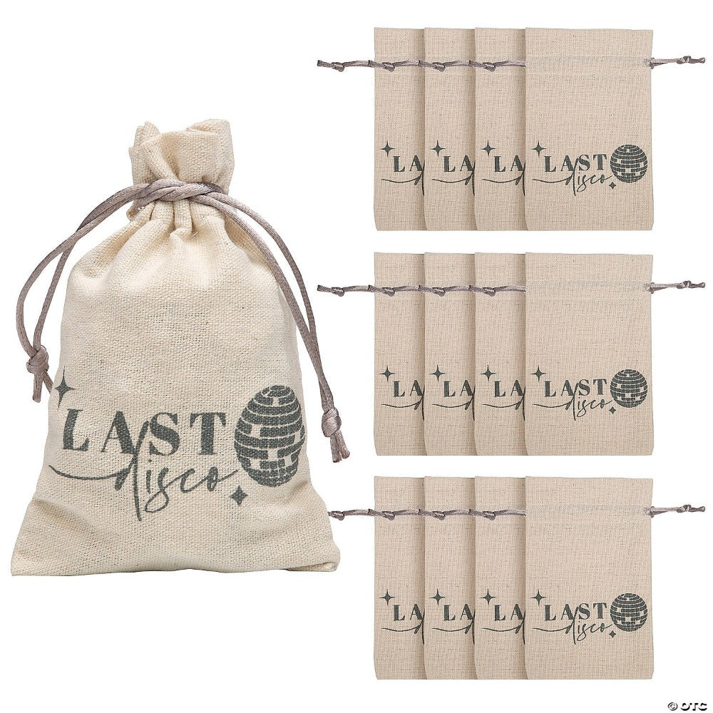 Last Disco Canvas Favor Bag