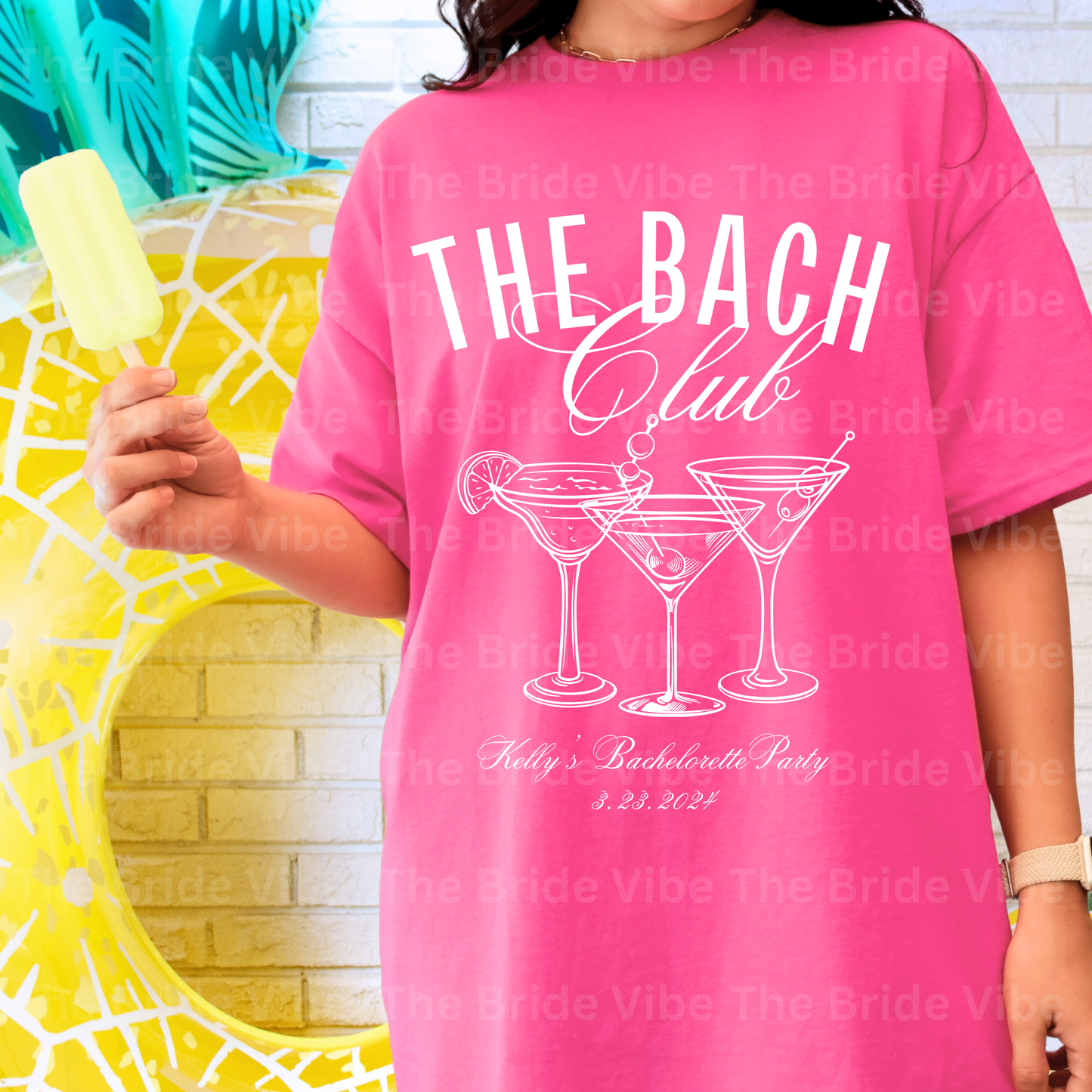 Personalized The Bride Club Bachelorette Shirt