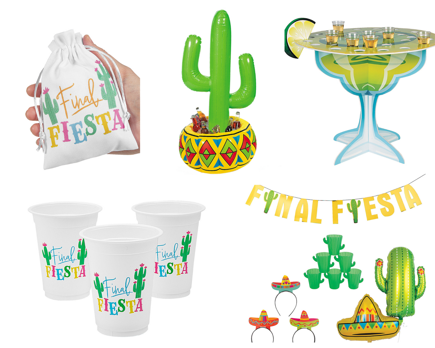 Final Fiesta Bachelorette Party Kit for 12