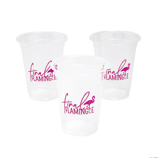 Final Flamingle Disposable Cups