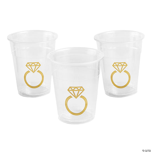 Clear Diamond Disposable Cups