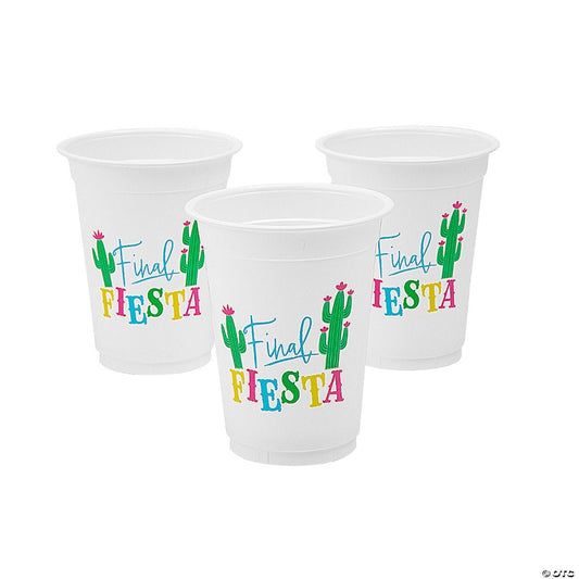 Final Fiesta Bachelorette Disposable Cups