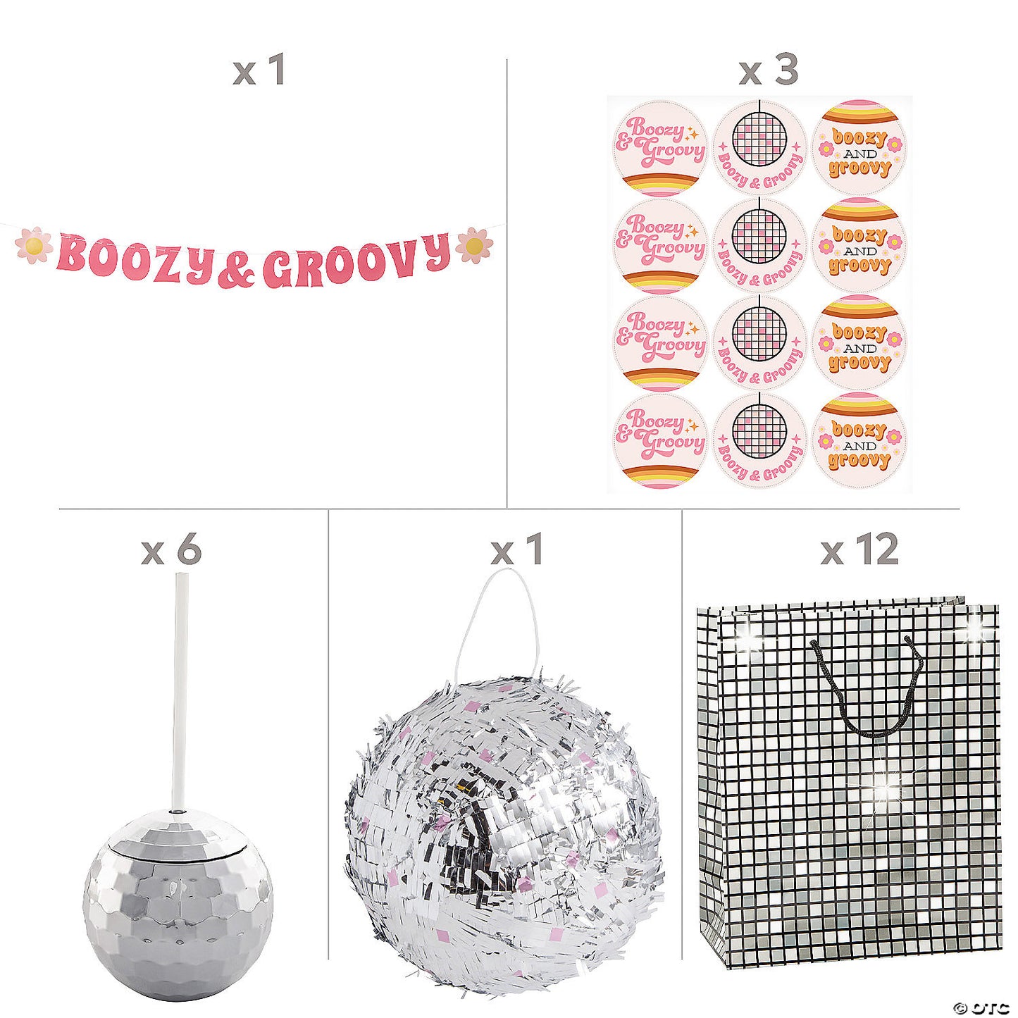 Boozy and Groovy Bachelorette Party Kit