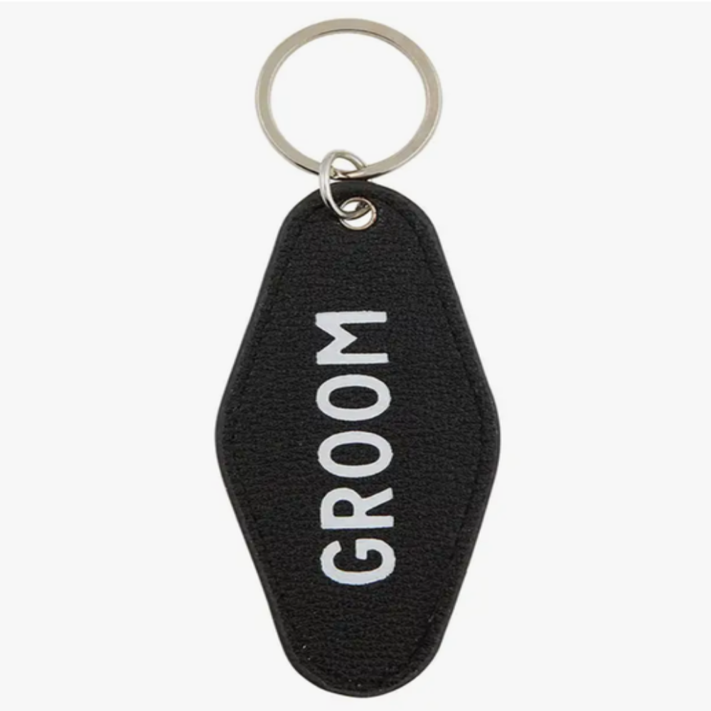 Groom Motel Key Tag