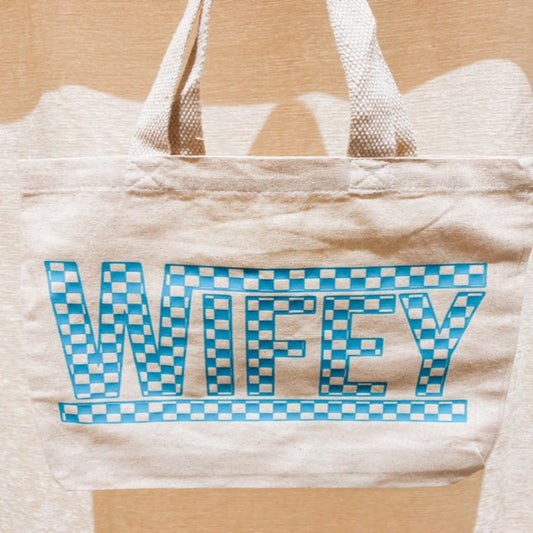 Wifey Checker Tote