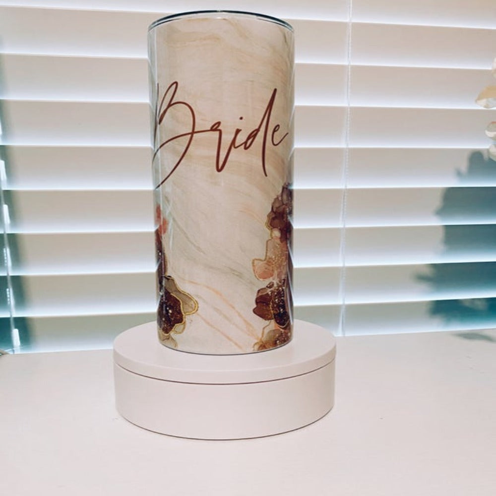 Marble Bride Tumbler