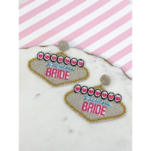 Vegas Fabulous Bride Earrings