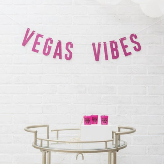 Vegas Vibes Party Banner