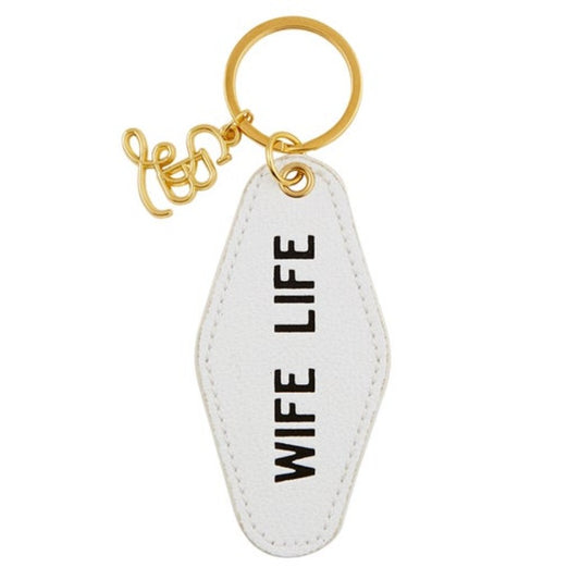 Wife Life Motel Key Tag