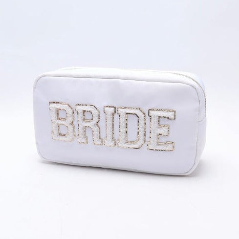 Bride White Cosmetic Bag